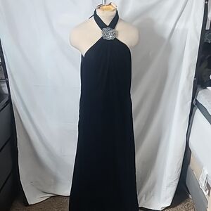 Lauren Ralph Lauren Elegant Navy Halter Dress
